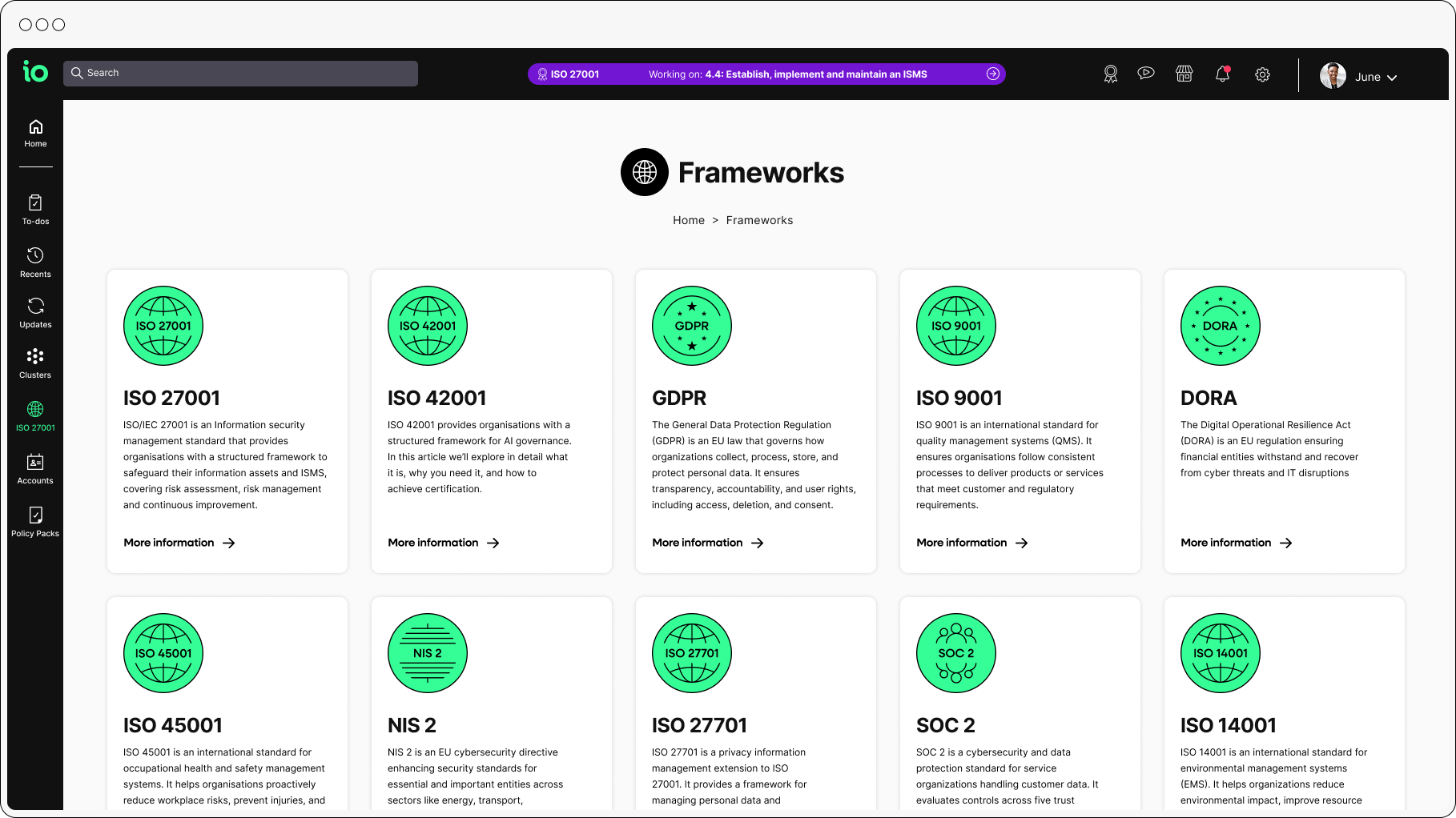 io platform multiple frameworks