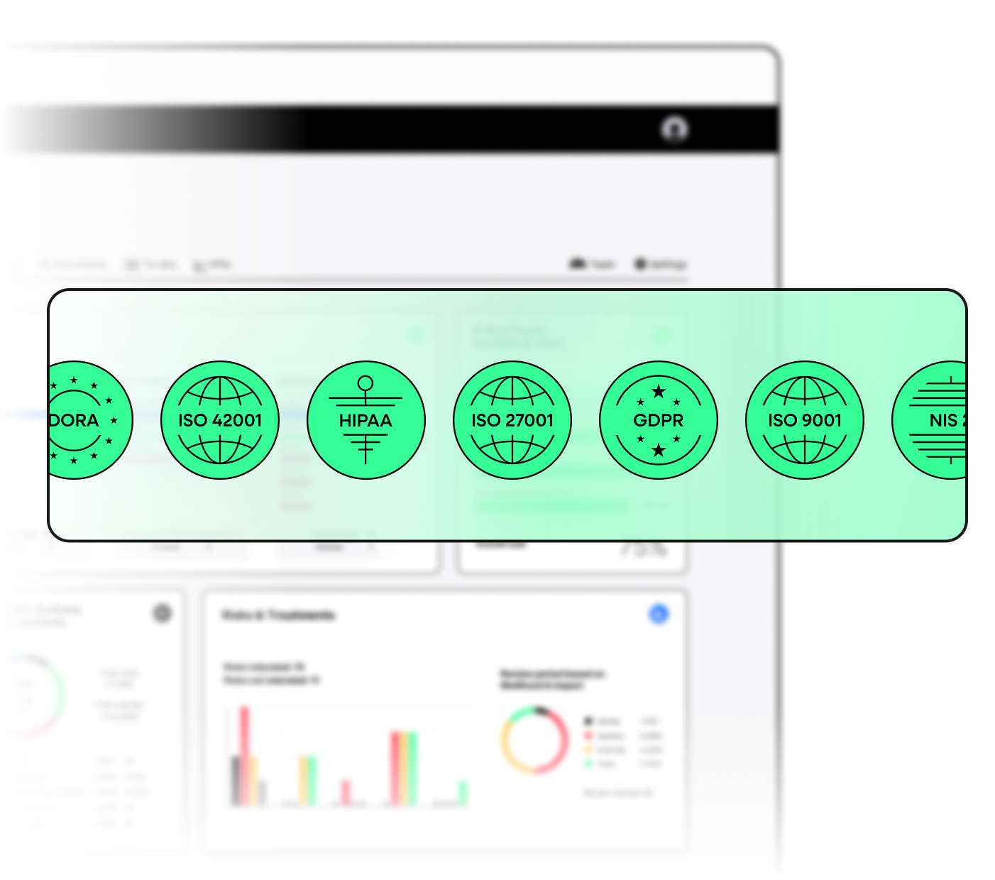 ISMS.online supports over 100 frameworks, so you can keep an eye on everything in one platform