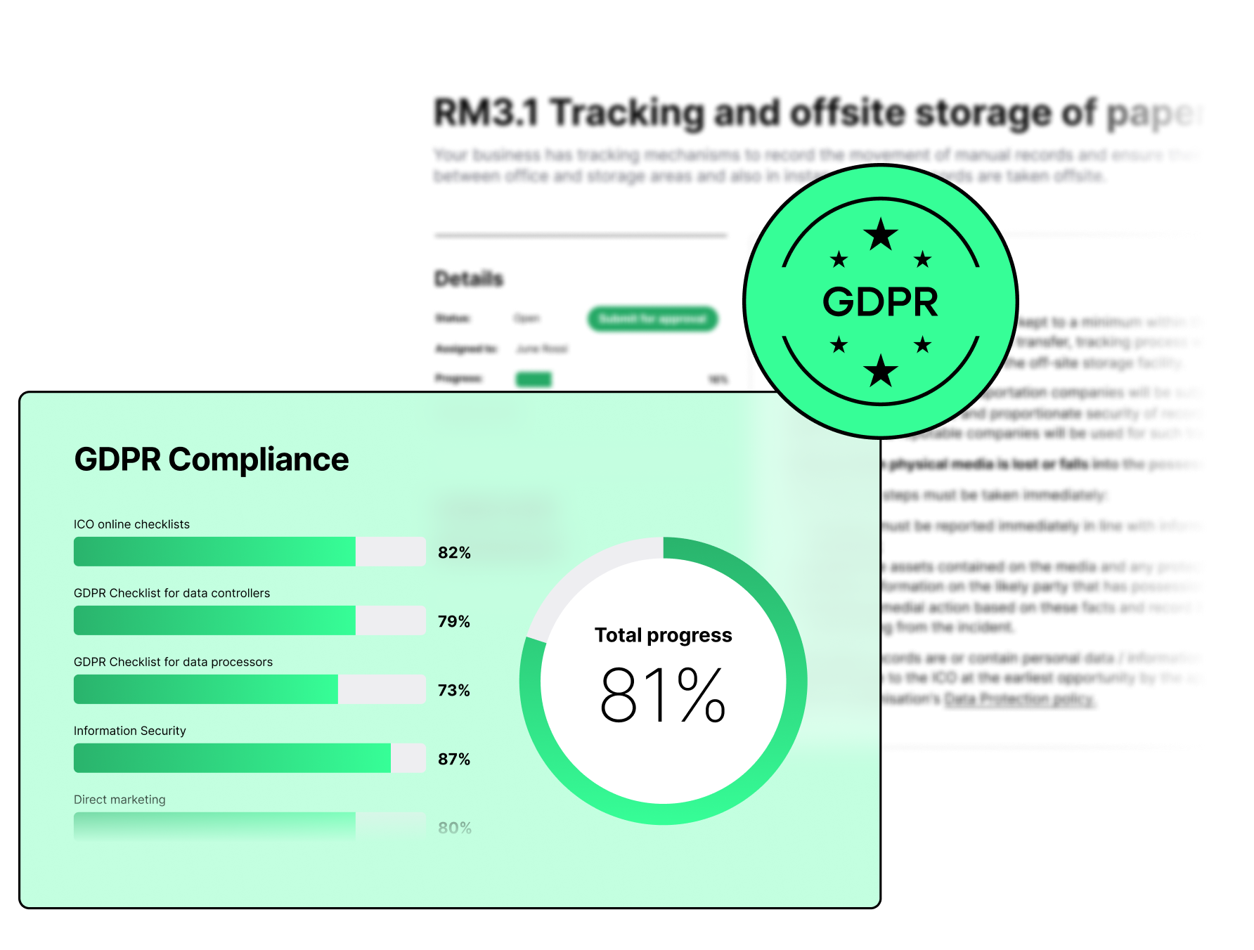 Achieve GDPR Compliance with Clarity, with ISMS.online