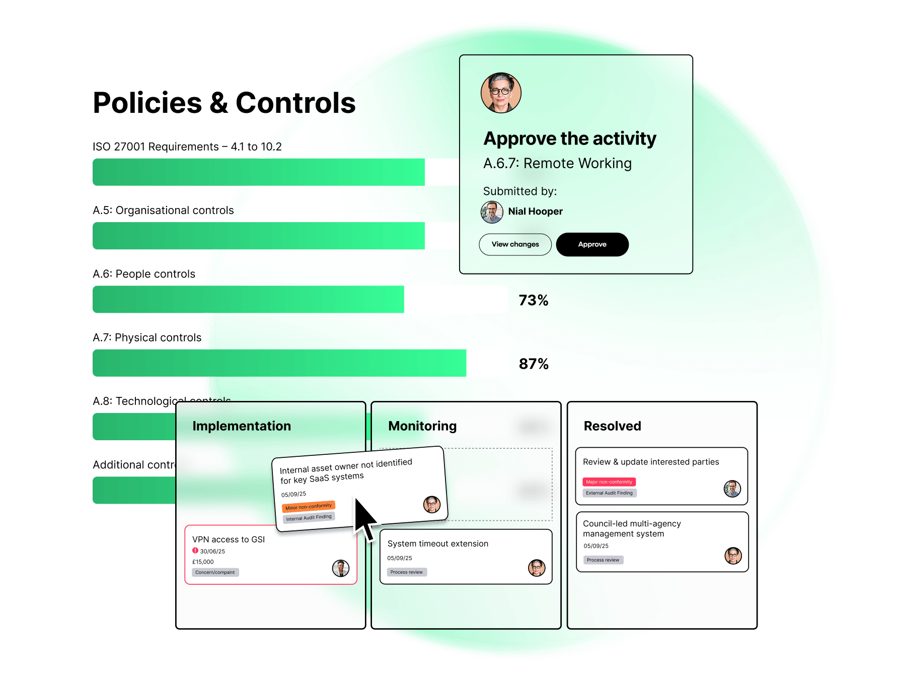 Bring your fractured compliance efforts into one strategic platform with ISMS.online