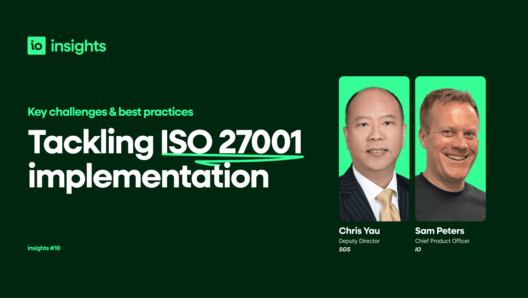Tackling ISO 27001 Implementation